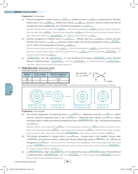 Jawapan Modul Kimia Tingkatan 4 Nilam Publication Edisi Guru Image