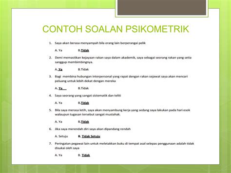 Soalan Ujian Psikometrik Tahun 6 Image